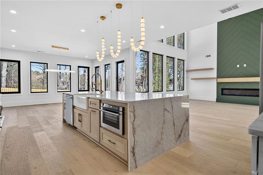 Furnished interior view inside a new home in , Lawrenceville (Image 12).