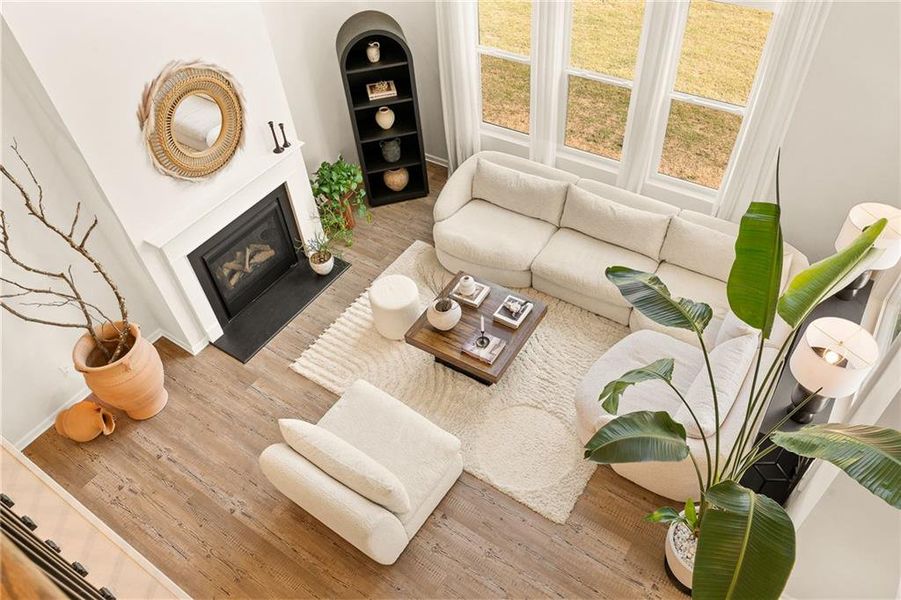 Furnished interior view inside a new home in The Estate at Old Friendship, Buford (Image 43). Furnished interior view inside a new home in The Estate at Old Friendship, Buford (Image 43).