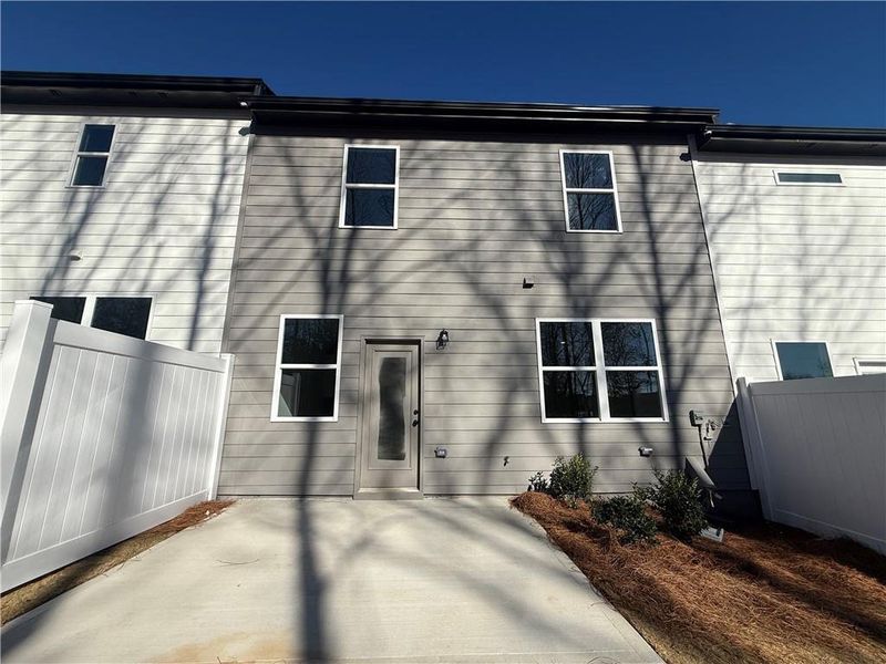 Exterior details and patio area of a home in The Towns at Auburn Station East, Auburn (Image 3).