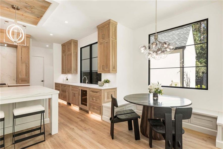 Furnished interior view inside a new home in , Sandy Springs (Image 9). Furnished interior view inside a new home in , Sandy Springs (Image 9).