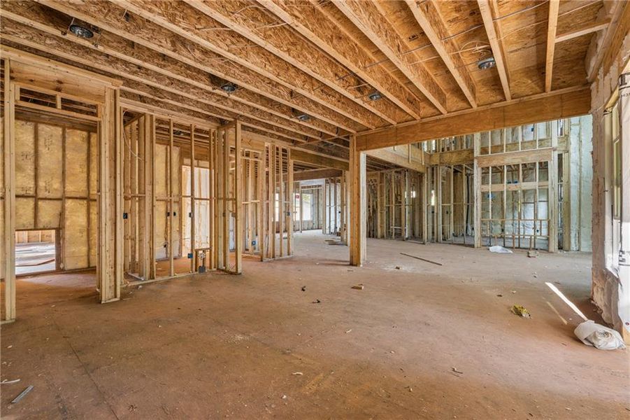 In-progress construction of a new home in , Hoschton, GA (Image 9).