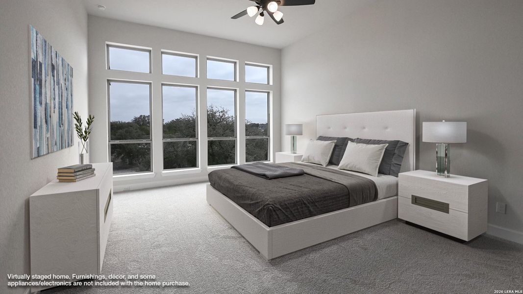 Furnished interior view inside a new home in Johnson Ranch, Bulverde (Image 12). Furnished interior view inside a new home in Johnson Ranch, Bulverde (Image 12).