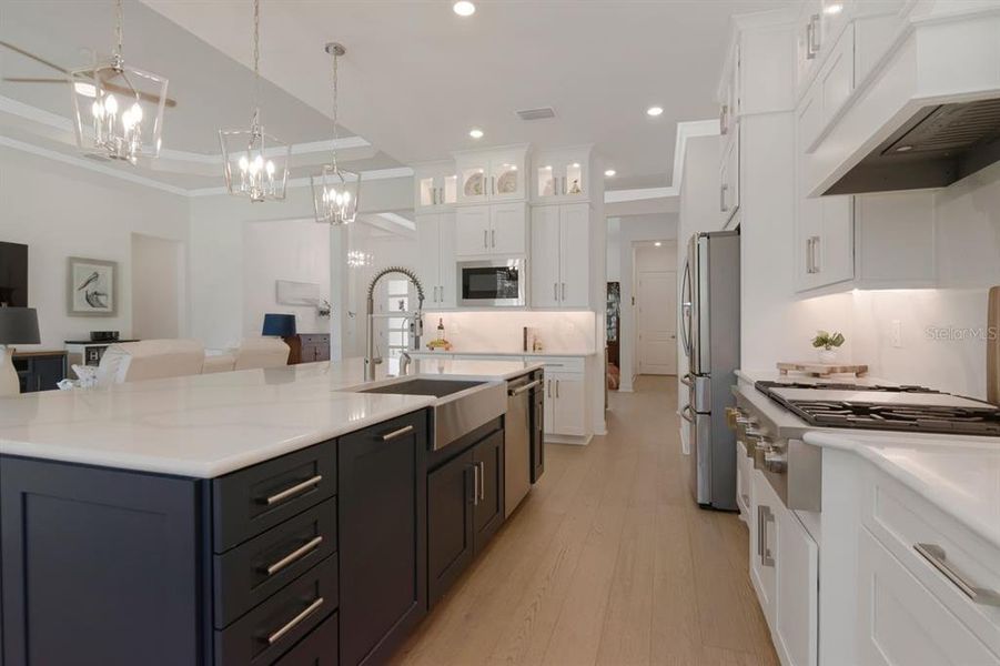 Furnished interior view inside a new home in River's Edge, Wesley Chapel (Image 18).