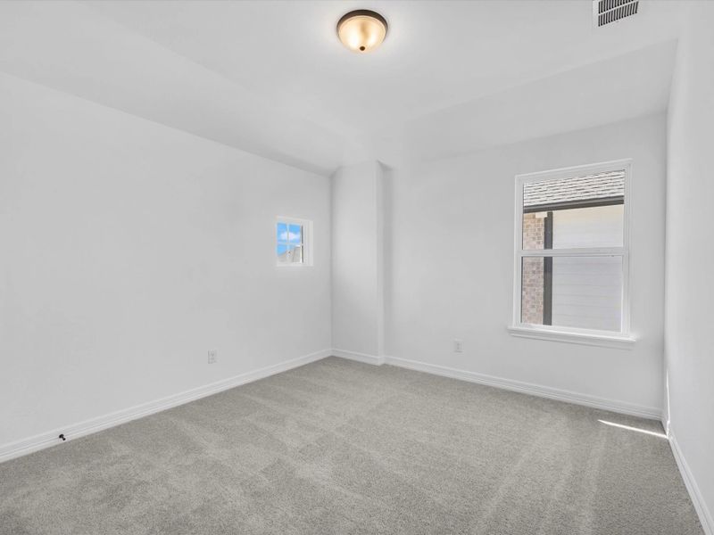 Fourth bedroom. Sample product photo. Actual exterior and interior selections may vary by homesite. Photo may be virtually staged.