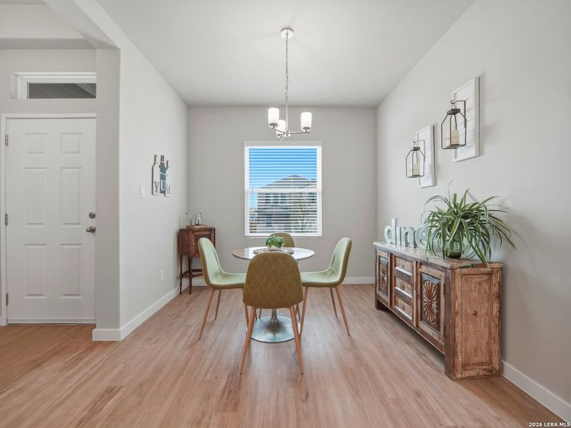 Furnished interior view inside a new home in Hunter's Ranch, San Antonio (Image 15).