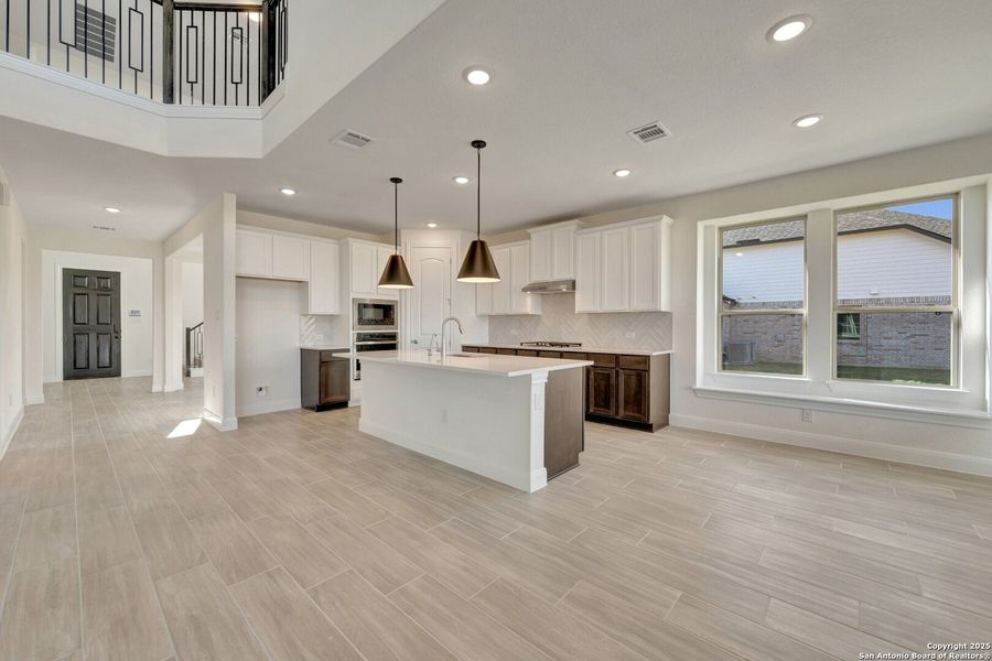 Furnished interior view inside a new home in Preserve at Annabelle Ranch, San Antonio (Image 7).