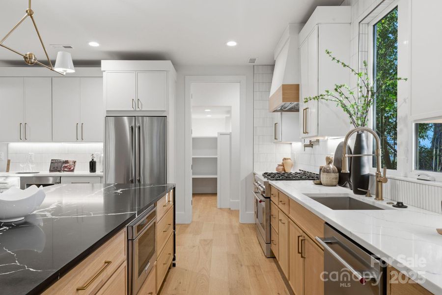 Furnished interior view inside a new home in , Charlotte (Image 11).