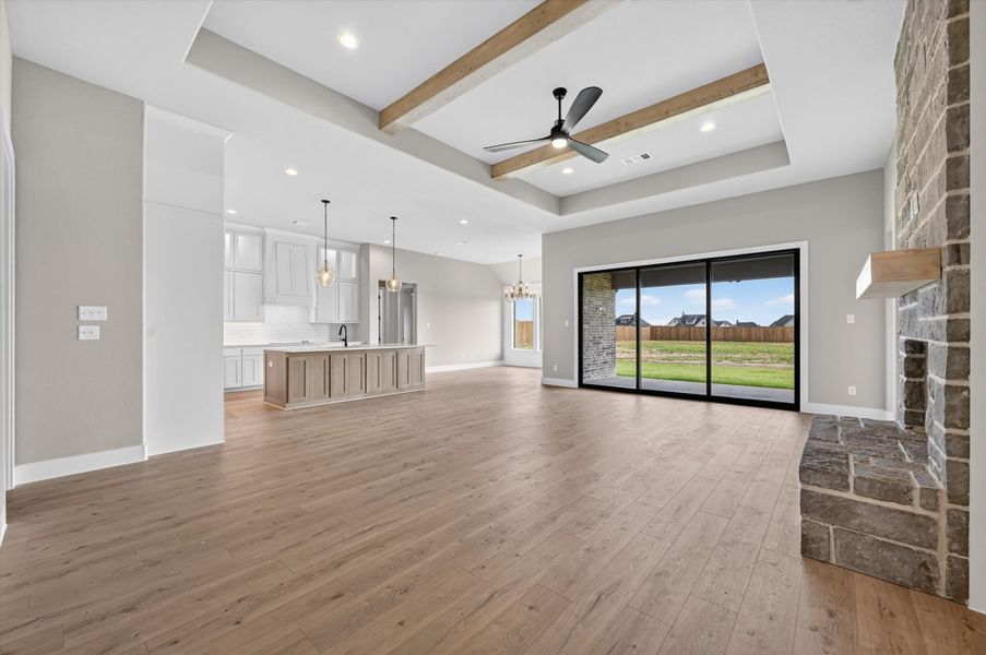 Spacious, unfurnished interior of a new home in Coyote Crossing, Godley (Image 18). Spacious, unfurnished interior of a new home in Coyote Crossing, Godley (Image 18).