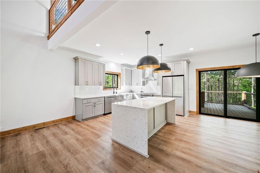 Furnished interior view inside a new home in , Ellijay (Image 16). Furnished interior view inside a new home in , Ellijay (Image 16).