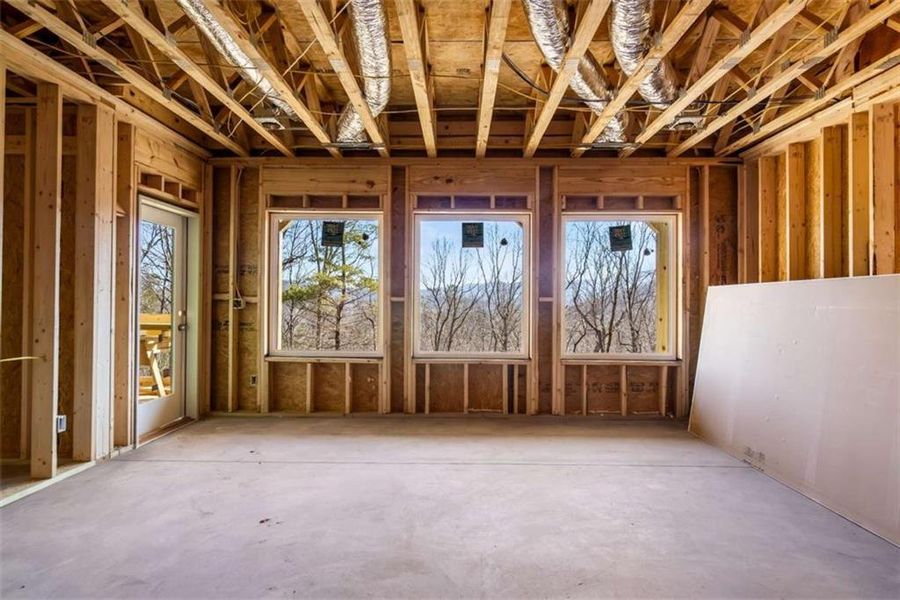 In-progress construction of a new home in , Ellijay, GA (Image 21).