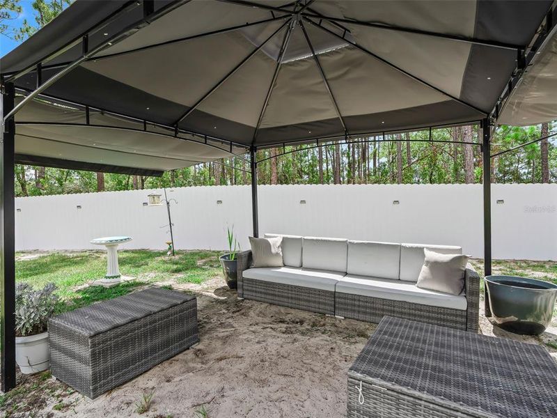 Exterior details and patio area of a home in , Ocala (Image 29).
