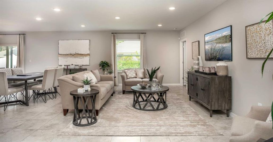 Furnished interior view inside a new home in , Citrus Springs (Image 5).