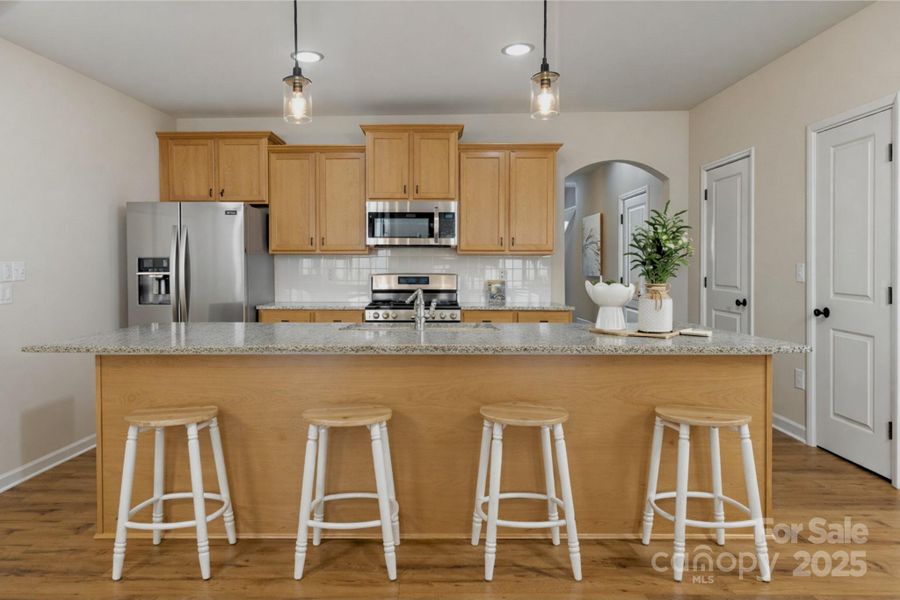 Furnished interior view inside a new home in , Charlotte (Image 15).