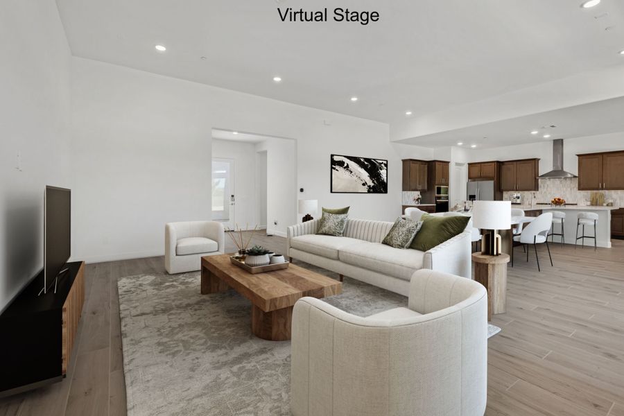 Furnished interior view inside a new home in Saguaro Reserve II, Marana (Image 5).
