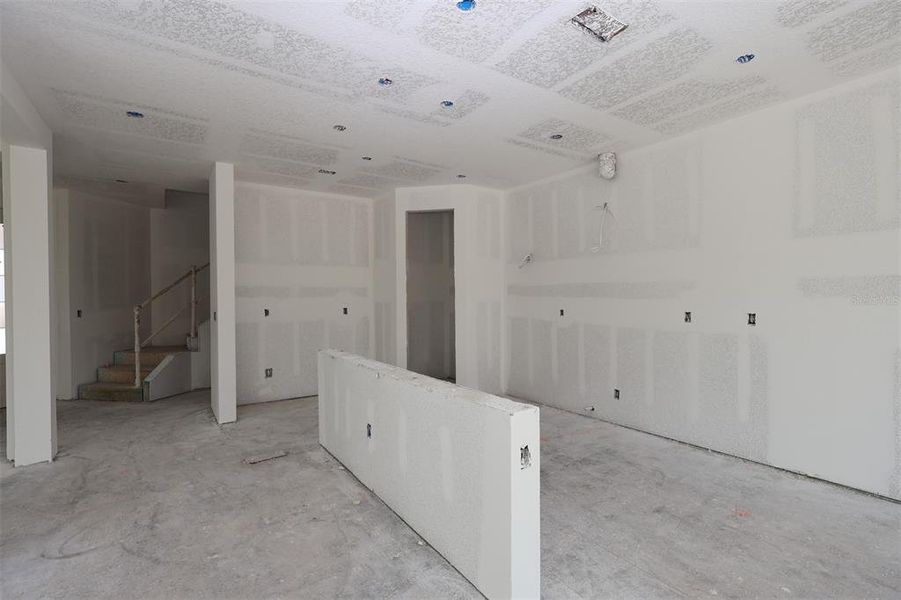 In-progress construction of a new home in Center Lake on the Park, St. Cloud, FL (Image 17).