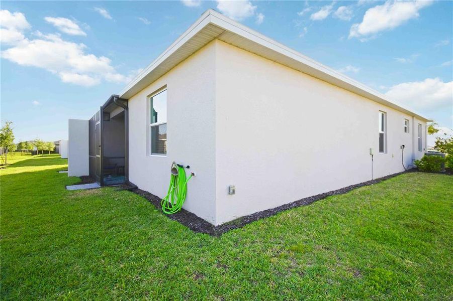 Exterior details and patio area of a home in , Englewood (Image 21).