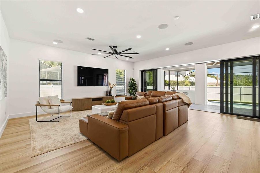 Furnished interior view inside a new home in , Tampa (Image 33).