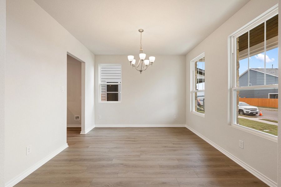 Spacious, unfurnished interior of a new home in The Cottages at Lariat, Liberty Hill (Image 22).