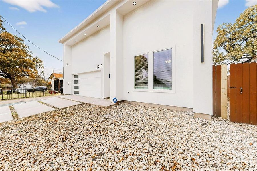 Exterior details and patio area of a home in , Dallas (Image 24). Exterior details and patio area of a home in , Dallas (Image 24).