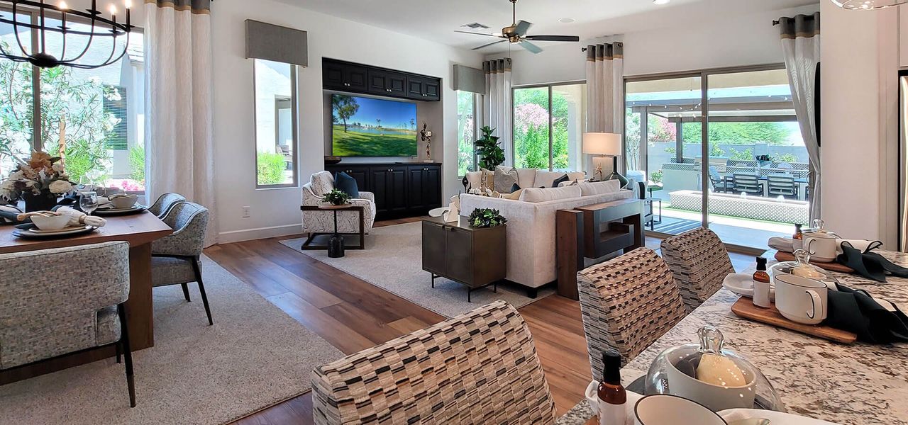 Representative furnished interior of a home built from the Bella by Robson Resort Communities in Robson Ranch Arizona, Eloy (Image 6).