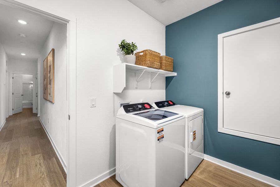 Representative furnished interior of a home built from the Afton by Centex in Larson Crossing, Elgin (Image 9).
