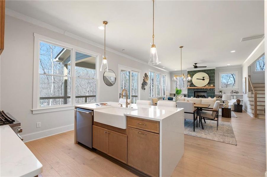 Furnished interior view inside a new home in , Cumming (Image 40).