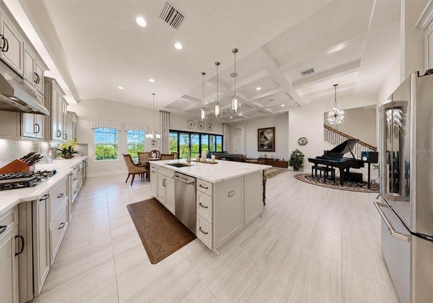 Furnished interior view inside a new home in , Apollo Beach (Image 10).