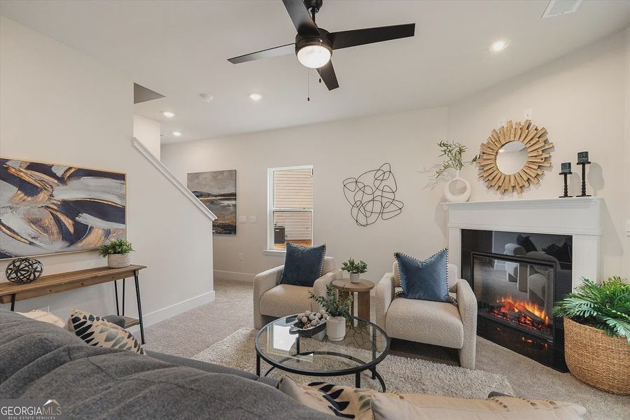 Furnished interior view inside a new home in Canterbury Villas, Carrollton (Image 4).