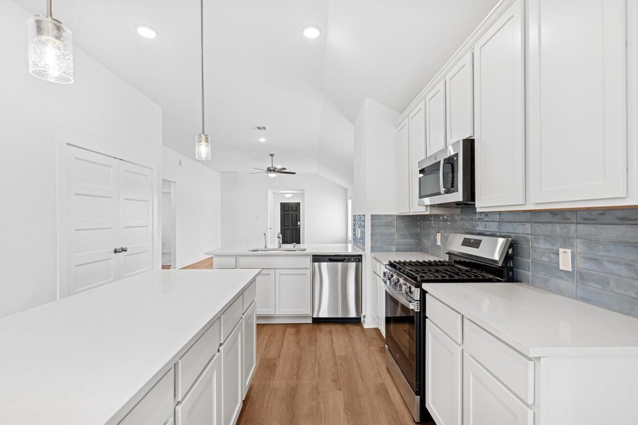 Furnished interior view inside a new home in Indian Springs, Crosby (Image 5).