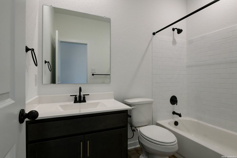 Furnished interior view inside a new home in The Wilder, Adkins (Image 8).