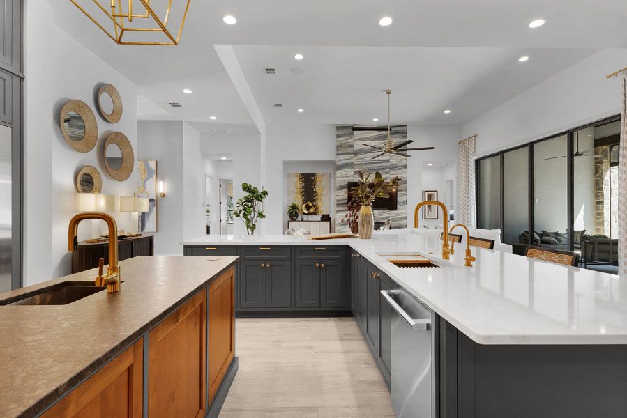 Furnished interior view inside a new home in Belle Oaks, Bulverde (Image 15).