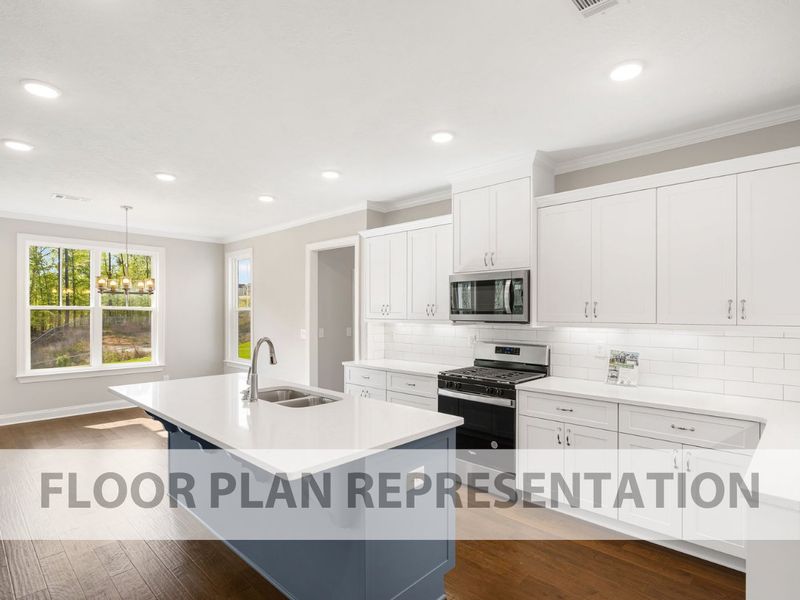 Kitchen to Cafe View Representation Photo | The Ashworth VI Kitchen to Cafe View Representation Photo | The Ashworth VI