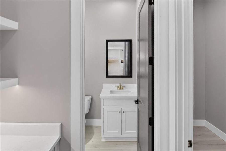 Furnished interior view inside a new home in , Stone Mountain (Image 64).