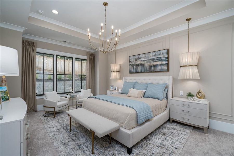 Furnished interior view inside a new home in Malone's Pond, Ball Ground (Image 9). Furnished interior view inside a new home in Malone's Pond, Ball Ground (Image 9).