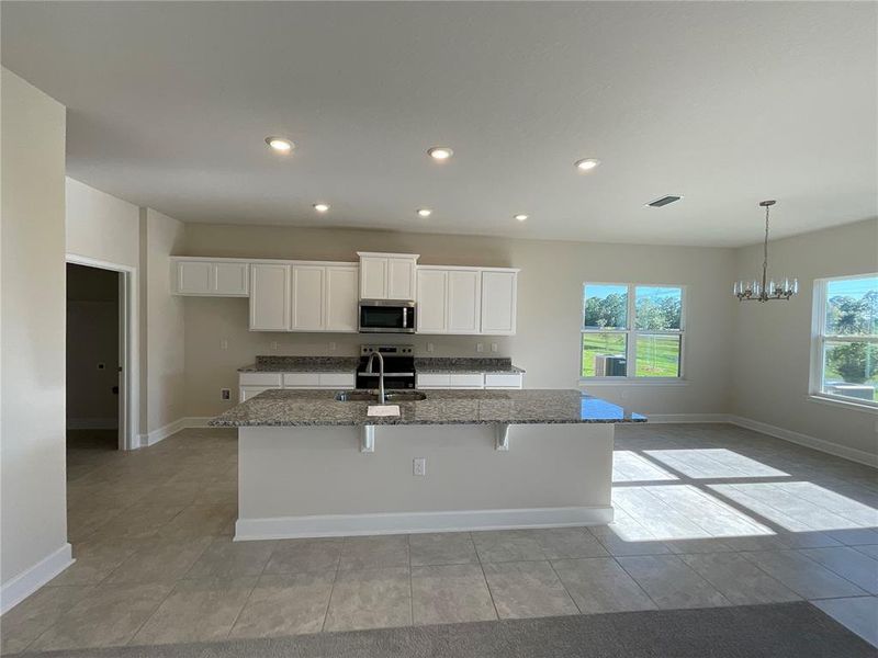 Furnished interior view inside a new home in , Harmony (Image 3).