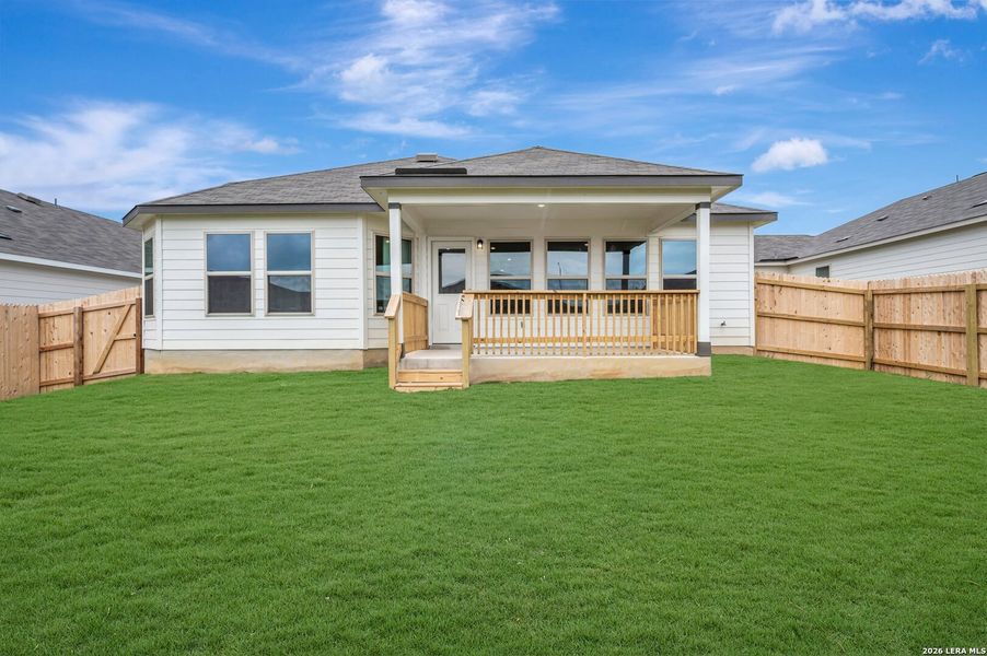 Exterior details and patio area of a home in Greenspoint Heights, Seguin (Image 3). Exterior details and patio area of a home in Greenspoint Heights, Seguin (Image 3).