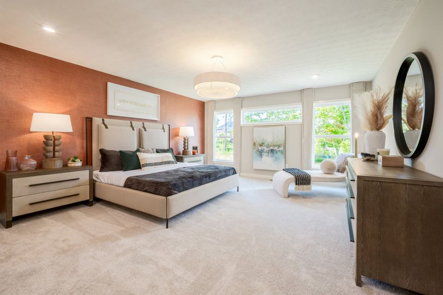 Representative furnished interior of a home built from the Blair by Fischer Homes in Twin Lakes, Hoschton (Image 56).