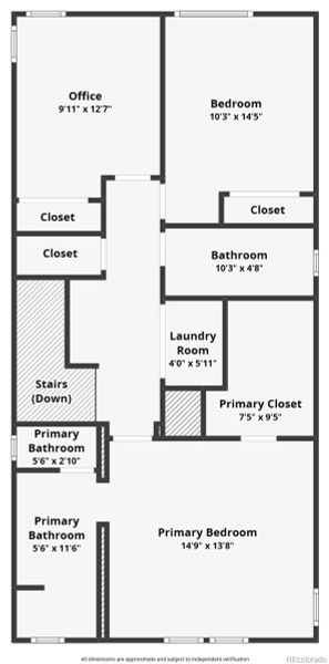 2D floor plan layout of this home in , Parker, CO (Image 6). 2D floor plan layout of this home in , Parker, CO (Image 6).
