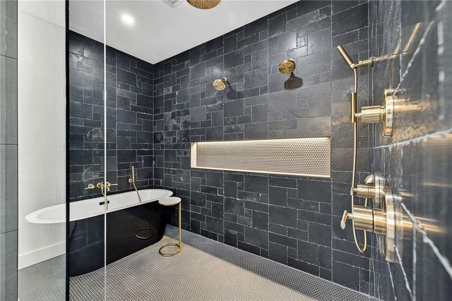 Furnished interior view inside a new home in , Atlanta (Image 16).