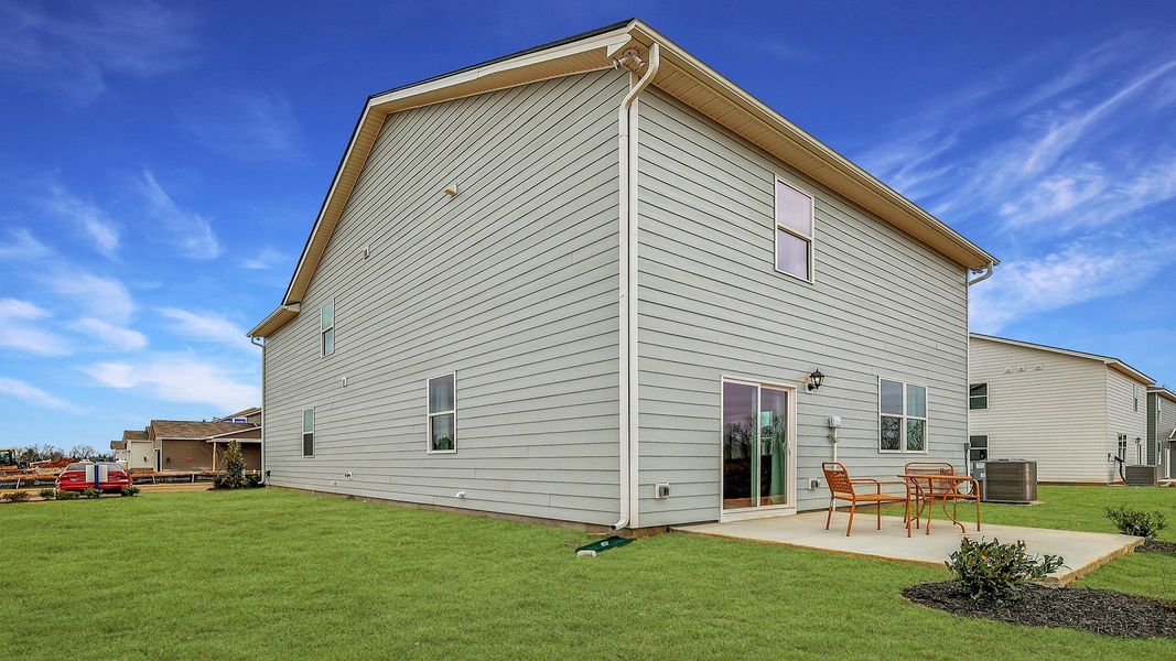 Exterior details and patio area of a home in Paddington Place, Baxter (Image 25). Exterior details and patio area of a home in Paddington Place, Baxter (Image 25).