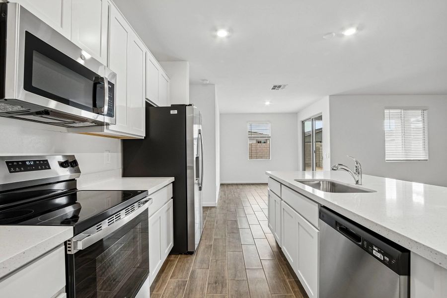 Kitchen featuring the Essentials finishes Kitchen featuring the Essentials finishes