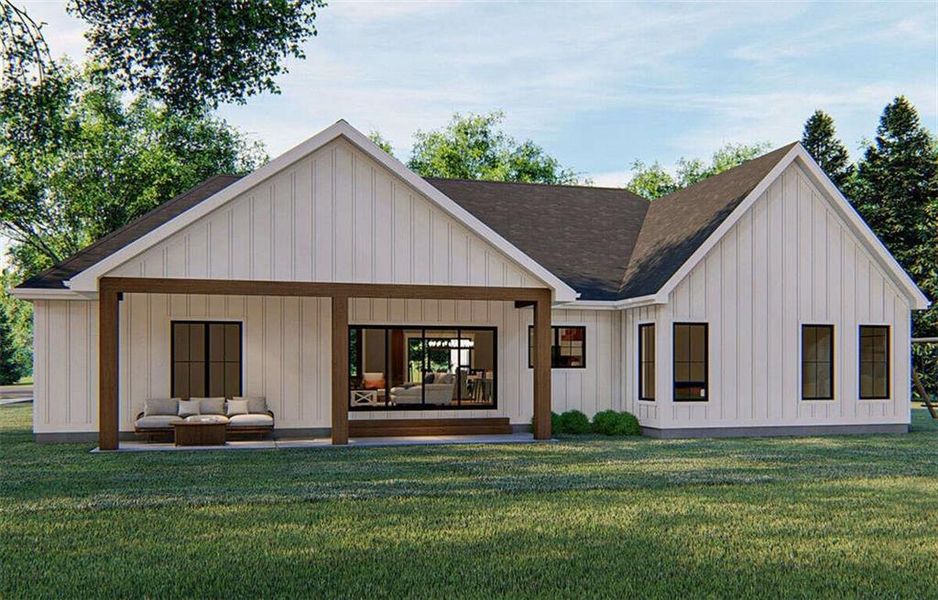 Front exterior of a new home in , Ellijay, GA, highlighting curb appeal (Image 11).