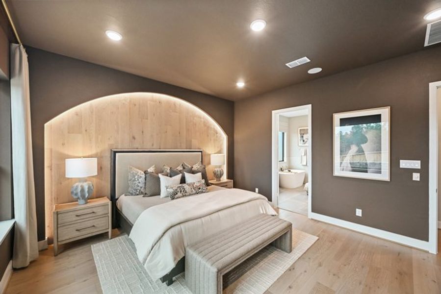 Furnished interior view inside a new home in Wildtree 70', Montgomery (Image 19).