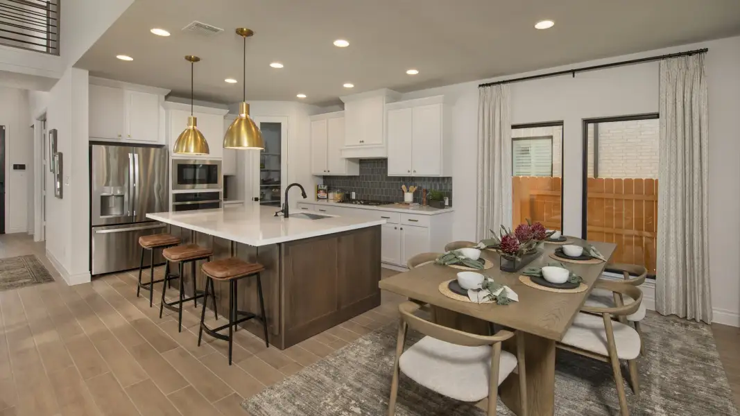 Furnished interior view inside a new home in Artavia, Conroe (Image 18).