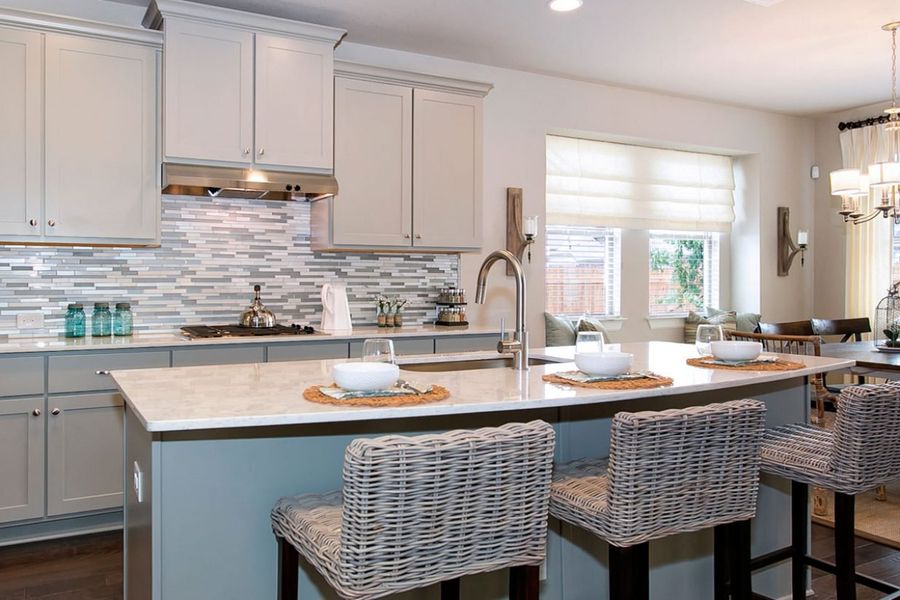 Representative furnished interior of a home built from the Oaks 3490 by Brohn Homes in Oaks at San Gabriel, Georgetown (Image 7).