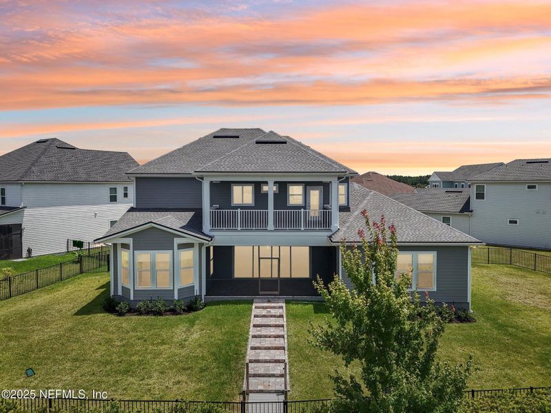 Front exterior of a new home in , St. Augustine, FL, highlighting curb appeal (Image 34).