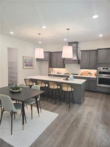 Furnished interior view inside a new home in Ashbury Commons, Powder Springs (Image 41).