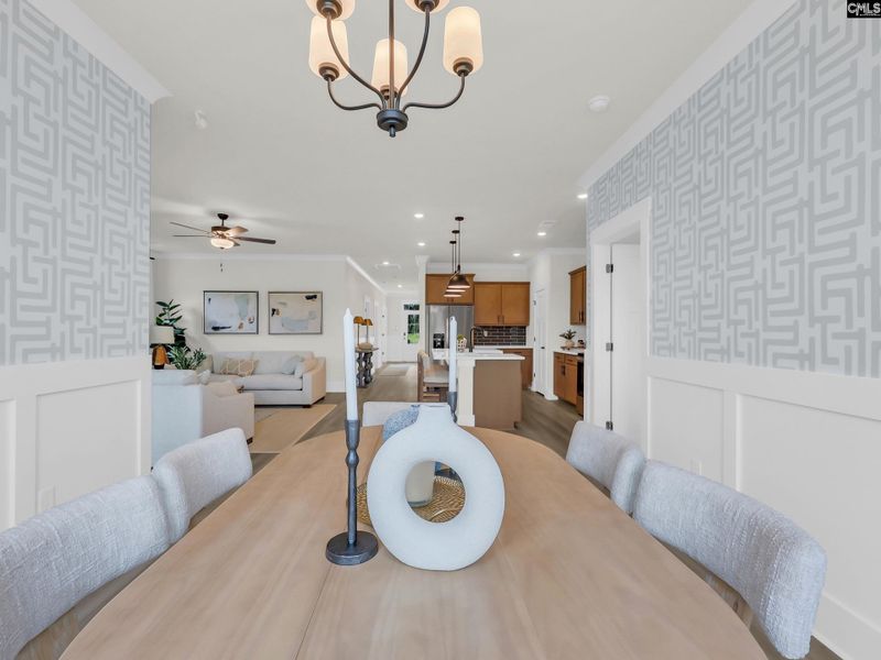 Furnished interior view inside a new home in Raglins Creek, Lugoff (Image 10).