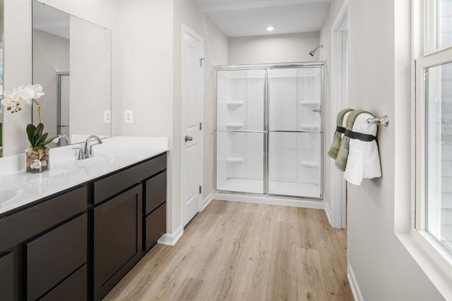 Furnished interior view inside a new home in Summertree, Stone Mountain (Image 11).