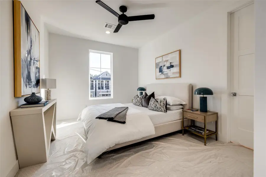 Furnished interior view inside a new home in , Houston (Image 4).